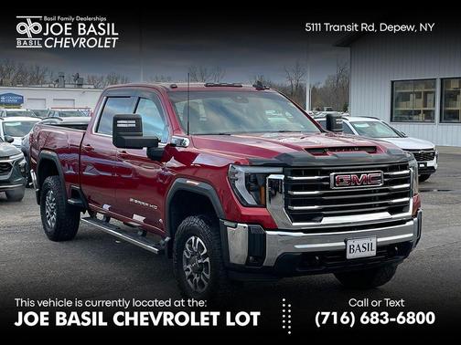 Volcanic Red 2024 GMC Sierra 2500 SLE