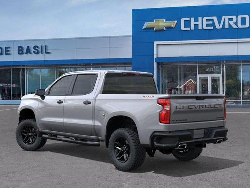 Sterling Gray Metallic 2026 Chevrolet Silverado 1500 Custom Trail Boss