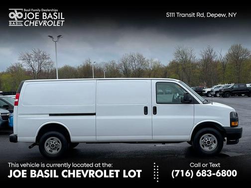 White 2024 GMC Savana 2500 Work Van