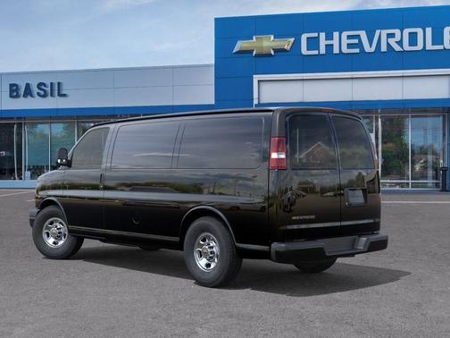 Black 2026 Chevrolet Express 3500 Work Van