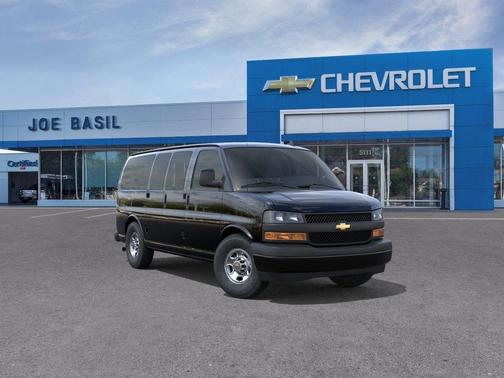 Black 2026 Chevrolet Express 3500 Work Van