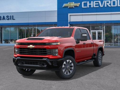 Red 2026 Chevrolet Silverado 2500 Custom