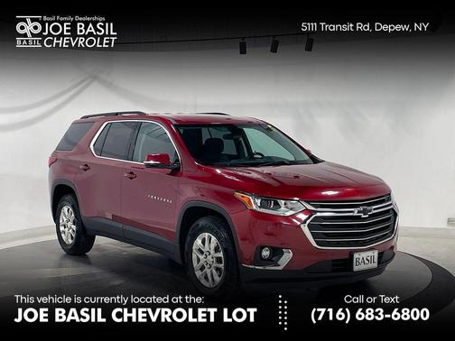 Cajun Red Tintcoat 2019 Chevrolet Traverse LT Cloth