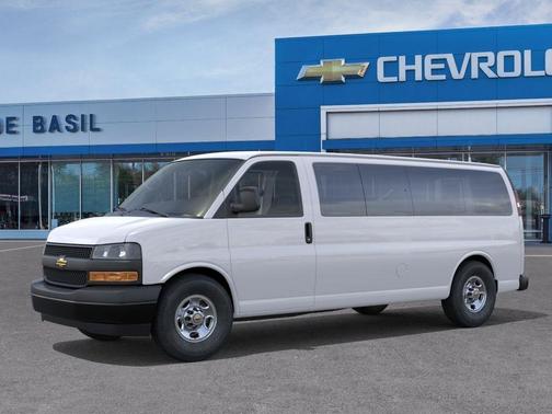 Summit White 2026 Chevrolet Express 3500 LS