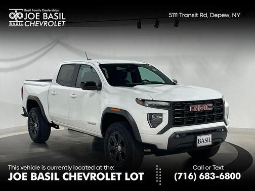 White 2024 GMC Canyon Elevation