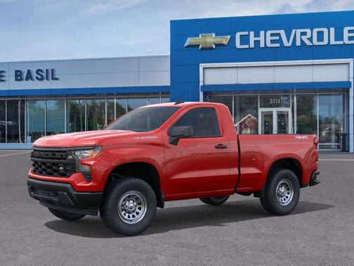 Red 2026 Chevrolet Silverado 1500 WT