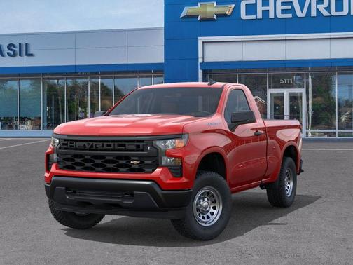 Red 2026 Chevrolet Silverado 1500 WT