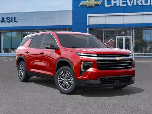 Radiant Red 2026 Chevrolet Traverse LT