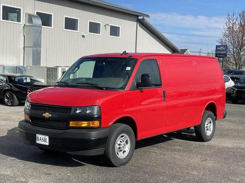 Red 2026 Chevrolet Express 2500 Work Van