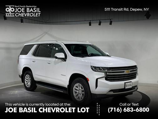 Summit White 2021 Chevrolet Tahoe LT