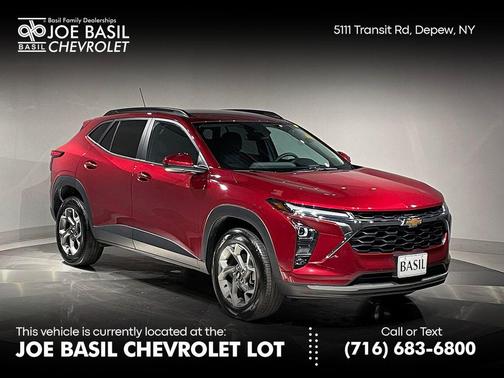 Crimson Metallic 2025 Chevrolet Trax LT