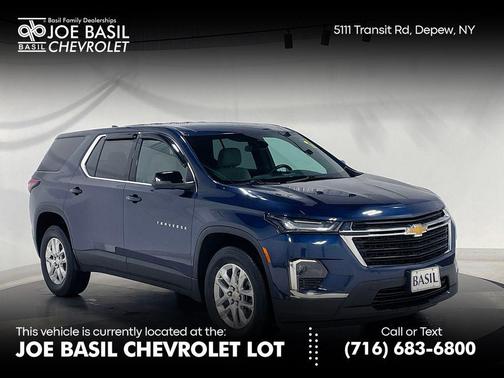 Northsky Blue Metallic 2023 Chevrolet Traverse LS
