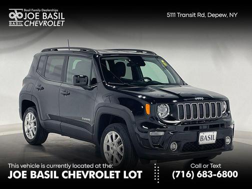 Black Clearcoat 2021 Jeep Renegade Latitude
