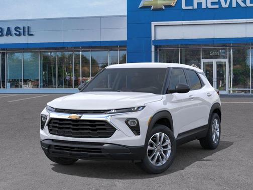 Summit White 2026 Chevrolet Trailblazer LS