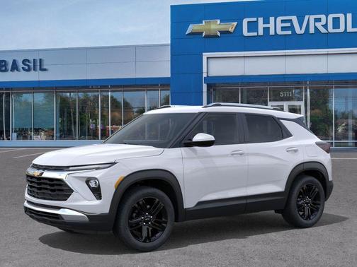 Summit White 2026 Chevrolet Trailblazer LT