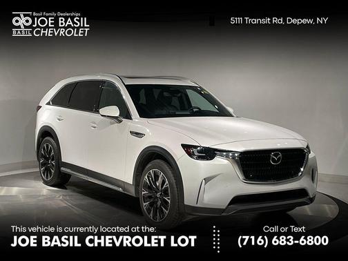 Rhodium White Metallic 2024 Mazda CX-90 PHEV Premium Plus