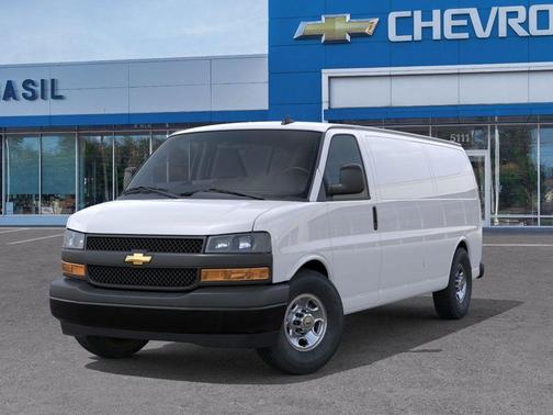 Summit White 2026 Chevrolet Express 3500 Work Van
