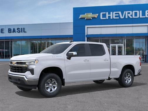 Summit White 2026 Chevrolet Silverado 1500 LT