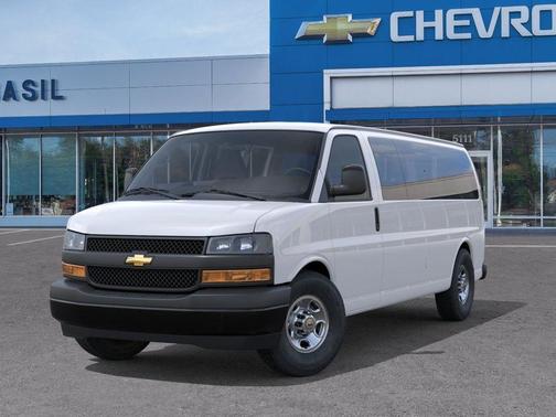 Summit White 2026 Chevrolet Express 3500 LS