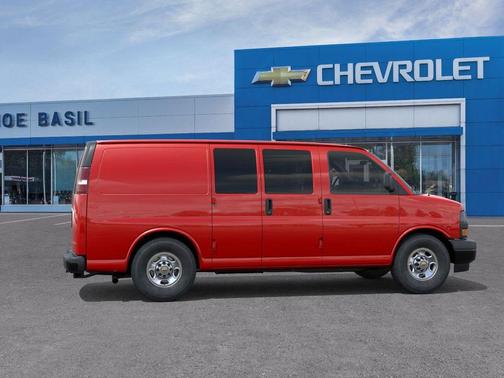 Red 2026 Chevrolet Express 2500 Work Van