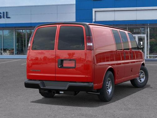 Red 2026 Chevrolet Express 2500 Work Van