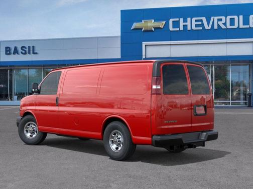 Red 2026 Chevrolet Express 2500 Work Van