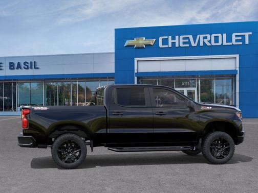 Black 2026 Chevrolet Silverado 1500 Custom Trail Boss
