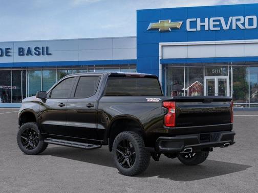 Black 2026 Chevrolet Silverado 1500 Custom Trail Boss