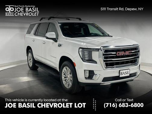 White Frost Tri-Coat 2023 GMC Yukon SLT