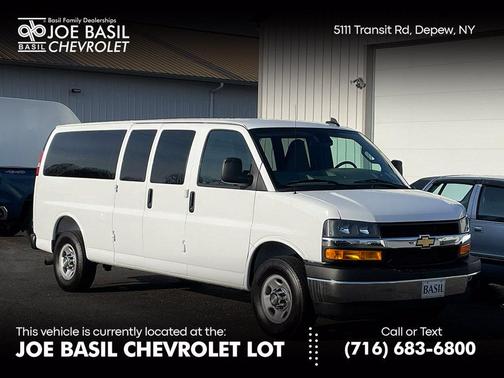 Summit White 2025 Chevrolet Express 3500 LT