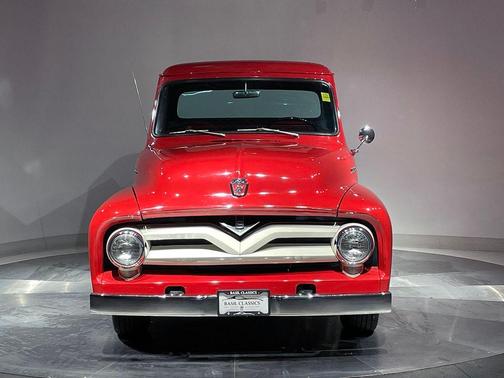 Red 1953 Ford F100