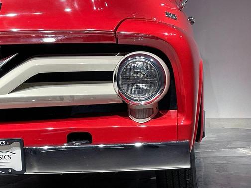 Red 1953 Ford F100