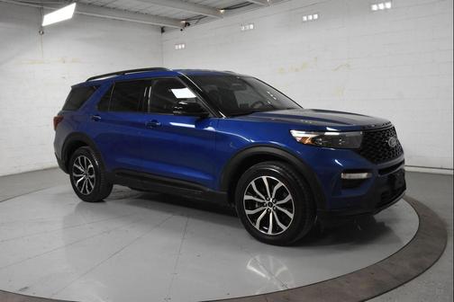Blue Metallic 2021 Ford Explorer ST