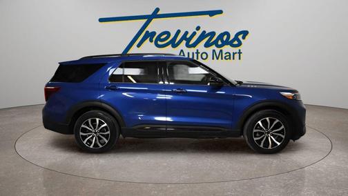 Blue Metallic 2021 Ford Explorer ST