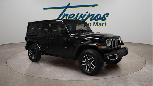 Black Clearcoat 2025 Jeep Wrangler 4-Door Sahara 4x4