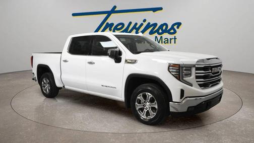 Summit White 2025 GMC Sierra 1500 SLT