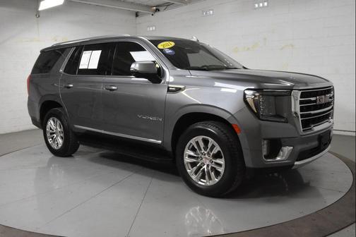 Satin Steel Metallic 2021 GMC Yukon SLT