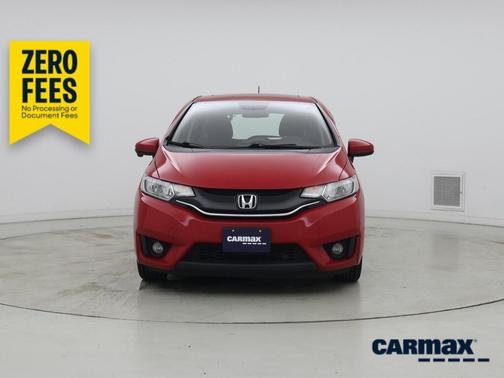 Red 2015 Honda Fit EX