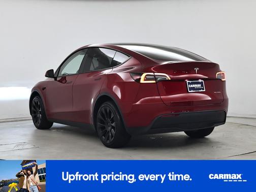 Red 2024 Tesla Model Y Long Range