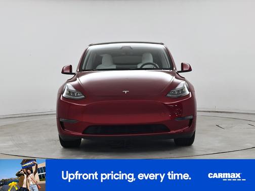 Red 2024 Tesla Model Y Long Range