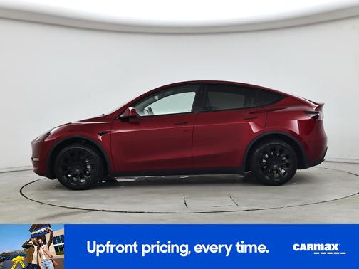 Red 2024 Tesla Model Y Long Range