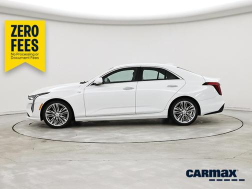 White 2022 Cadillac CT4 Premium Luxury