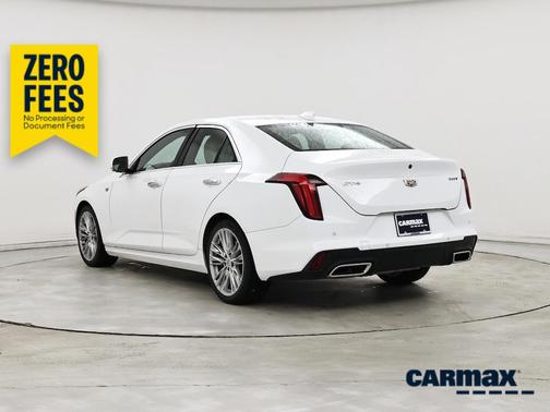 White 2022 Cadillac CT4 Premium Luxury