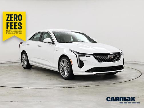White 2022 Cadillac CT4 Premium Luxury