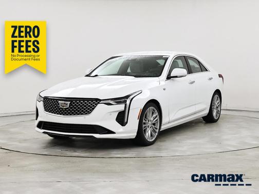 White 2022 Cadillac CT4 Premium Luxury
