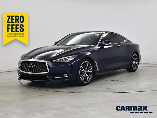 Blue 2021 INFINITI Q60 Luxe