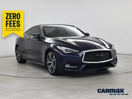 Blue 2021 INFINITI Q60 Luxe