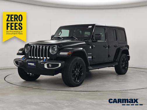 Black 2023 Jeep Wrangler 4xe Unlimited Sahara