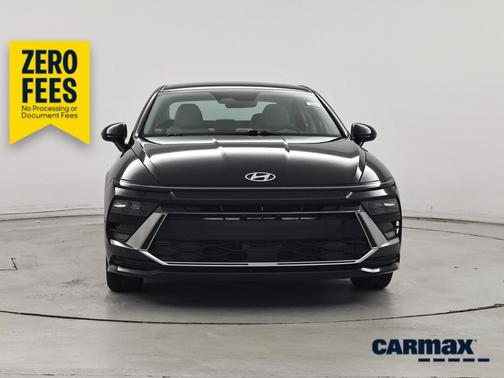 Black 2025 Hyundai SONATA SEL