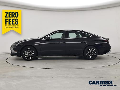 Black 2025 Hyundai SONATA SEL